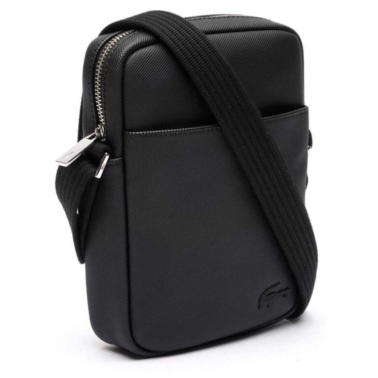 Lacoste Τσαντάκι ώμου Classic Pique Effect Vertical Satchel